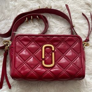 Marc Jacobs Red Quilted Crossbody Bag